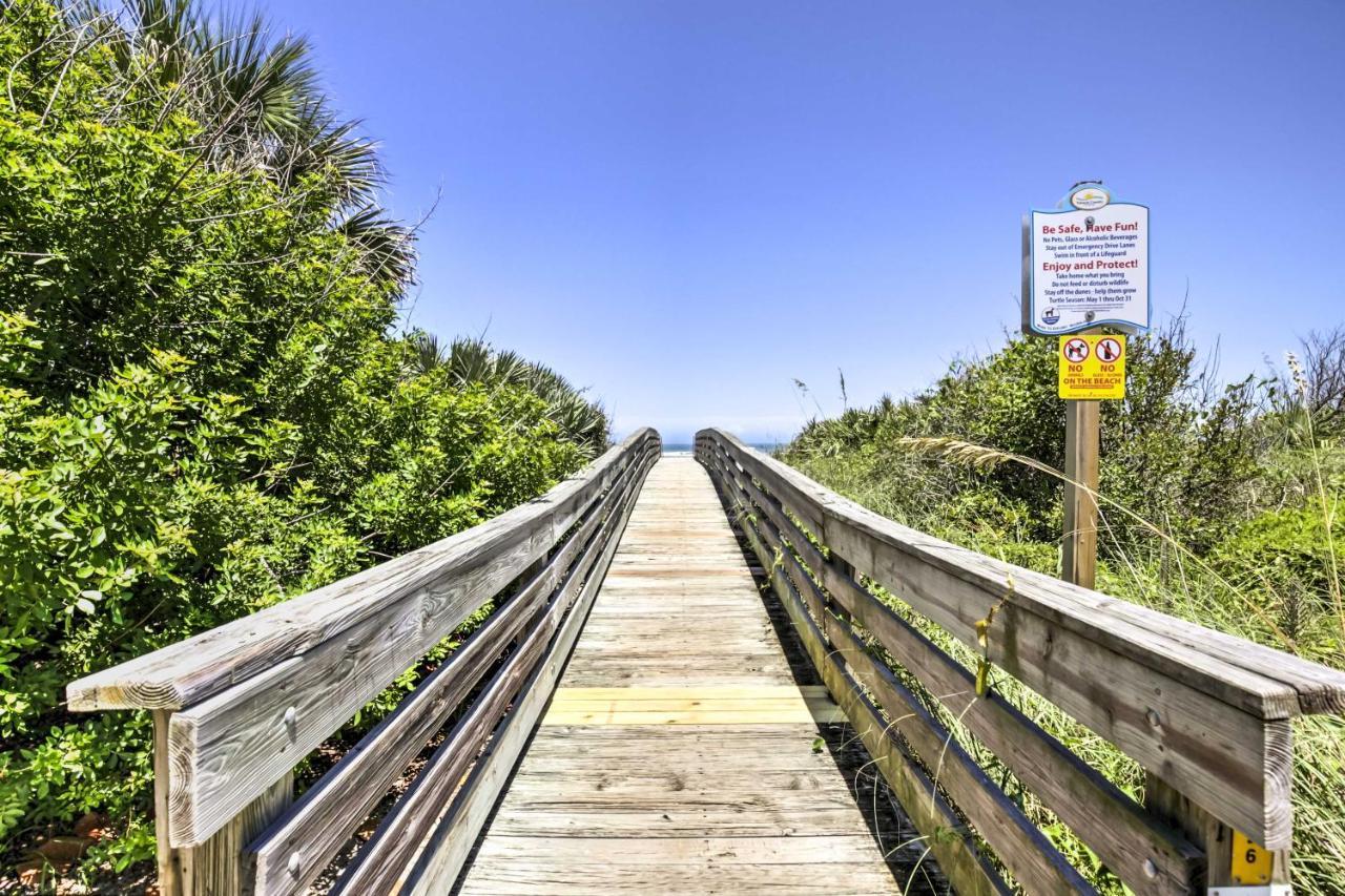 New Smyrna Beach Abode With Fire Pit, Walk To Beach! Villa Eksteriør billede